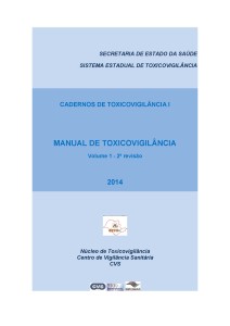 CD- Caderno de Toxicovigilância I jpg